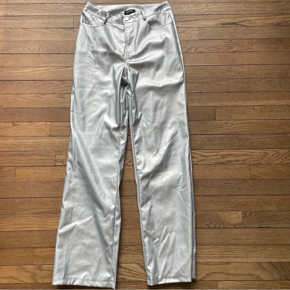 Silver/metallic pants size M